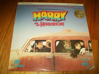 Harry And The Hendersons Laserdisc Ld Very Rare Great Film