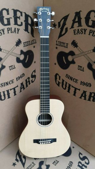 Martin Lx1e Acoustic Electric Guitar,  " Easy Play " Made,  Rare (280132)