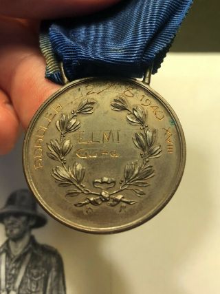 Rare WWII Italian Colonial Al Valore Militare Medal named 1940 East Africa 4