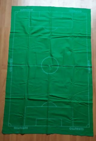 Subbuteo Set M C109: Green Baize Playing Pitch Cloth Rare Football Accessories 3