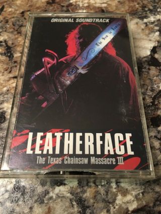 Rare Leatherface Texas Chainsaw Massacre Iii Movie Soundtrack Cassette