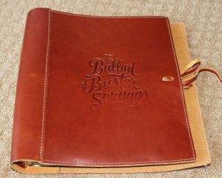 Rare The Ballad Of Buster Scrugs Leather Bound Screenplay Script