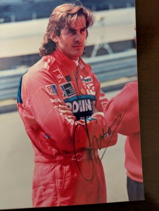 Arie Luyendyk Signed Autographed photo 1 of a kind Indy 500 Winner RARE 3