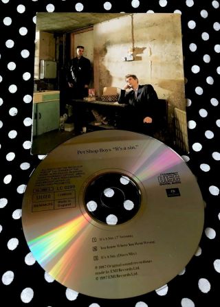 Pet Shop Boys - It’s A Sin Rare Cd Single