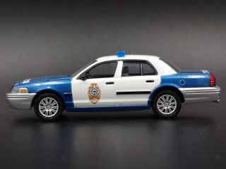 2008 Ford Crown Victoria Raleigh Nc Police Rare 1:64 Scale Diecast Model Car