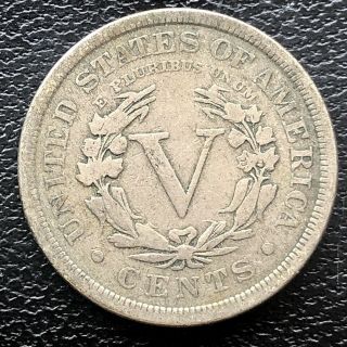 1893 Liberty Head Nickel 5c Better Grade Rare 12828 2