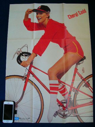 1980 Cheryl Ladd / Farrah Fawcett Japan Vintage Poster Very Rare