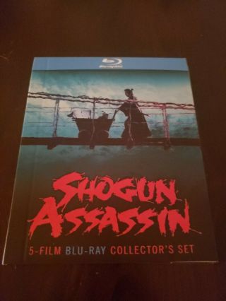 Shogun Assassin: 5 Film Collectors Set (blu - Ray Disc,  2012,  2 - Disc Set) Rare