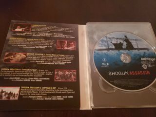 Shogun Assassin: 5 Film Collectors Set (Blu - ray Disc,  2012,  2 - Disc Set) Rare 3