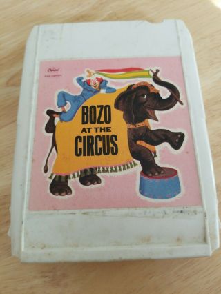 Bozo At The Circus 8 Track Tape Rare