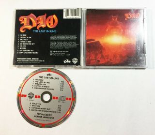 Dio / The Last In Line Cd W.  Germany Warner 9 25100 - 2 Target Rare