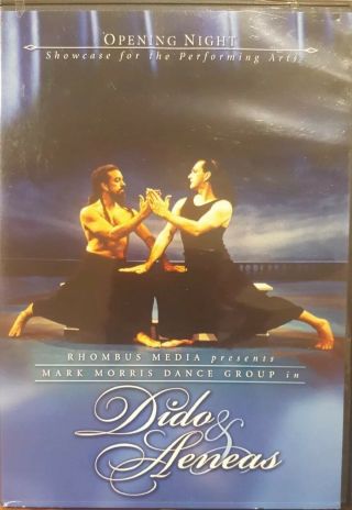 Dido & Aeneas Rare Dvd Opening Night Showcase For The Performing Arts Dance Show