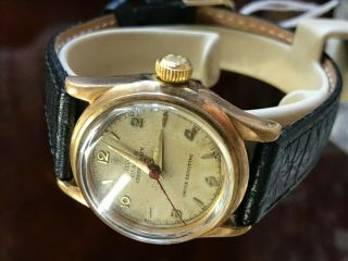 1931 TUDOR OYSTER CENTREGRAPH GOLD PLATED MENS VINTAGE WATCH RARE ROLEX 4