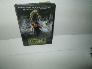 Tobe Hooper Crocodile Rare Horror Dvd Man - Eater Caitlin Martin Chris Solari 90s