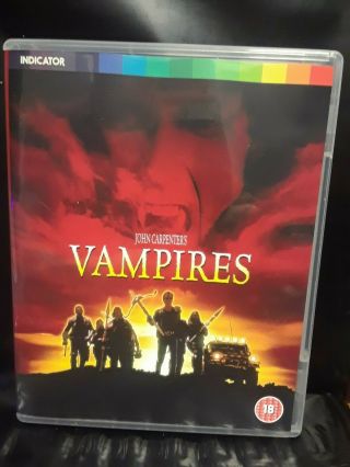 John Carpenter’s Vampires Blu Ray Dvd Limited Edition Indicator Horror Oop Rare