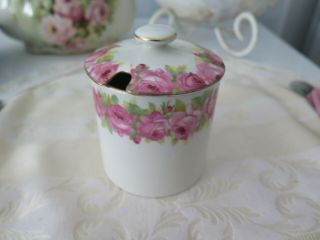 Royal Doulton Conserve Jam Pot With Lid Raby Roses Pattern Rare Item 1941