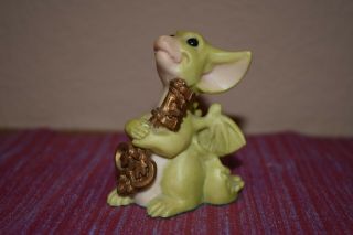 Rare 1992 Pocket Dragons & Friends The Key To My Heart Collector Club Dragon