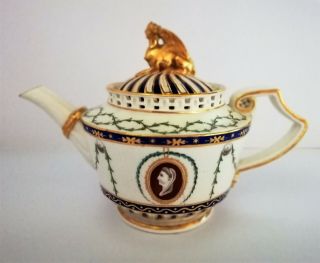 A Very Rare Chelsea Derby Porcelain Teapot C1770 - 1790