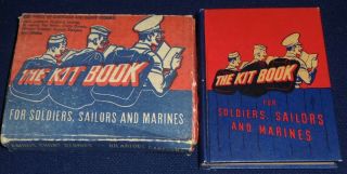 The Kit Book For Soldiers Sailors & Marines 1943 J D Salinger 1st Ed W/ Rare Box