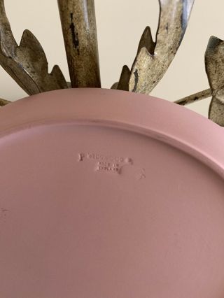 Wedgwood Miniature Mini Pink Jasperware Tea Tray for Tea Set Oval Rare 4