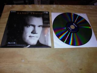 Randy Travis - This Is Me Laserdisc Ld Very Rare Music