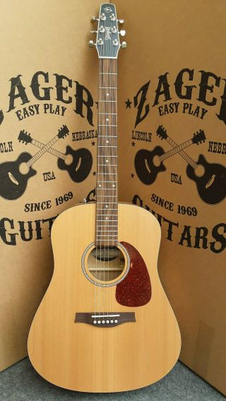 Seagull S6 Acoustic Guitar,  Zager " Easy Play " Made,  Rare