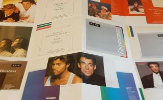 Wham Uber Rare Promo Poster Issued To Uk High Schools With Wham Wrapping Folder