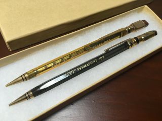 2 Rare - Vintage Eberhard Faber Permapoint 182 - With Blackwing Ferrule Wow