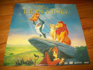 The Lion King Laserdisc Ld Widescreen Format Walt Disney Very Rare Great Film