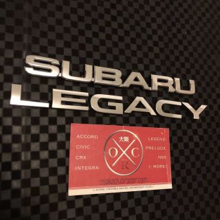 05 - 09 Subaru Legacy Oem Rear Emblems Badges Rare Bl 2.  5i 2.  5gt 06 07 08 Limited