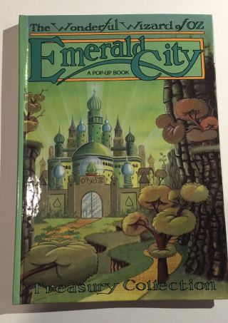 Pop - Up Book Wizard Of Oz Emerald City Hardcover Emerging Reader Rare