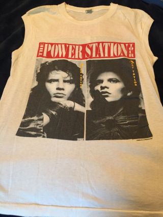 Vintage Duran Duran/power Station Concert Shirt From 85 Size Large.  Very Rare