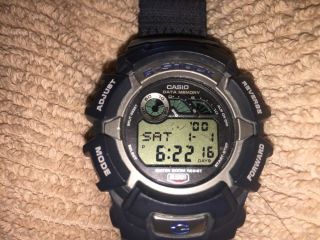 Rare Men’s Casio G - Shock 2276 G - 2110 Alarm Chronograph Lcd Watch.  S