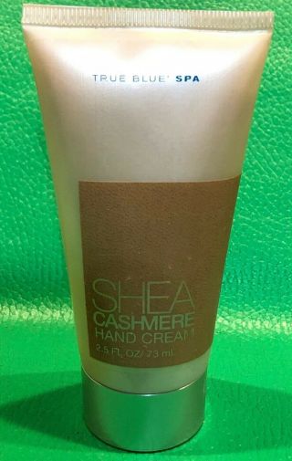 True Blue Spa Shea Cashmere Hand Cream - Rare - 2.  5 Oz