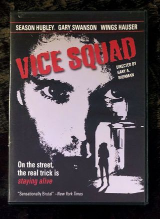 Vice Squad (dvd,  2006) Anchor Bay Rare Oop Nm W/booklet