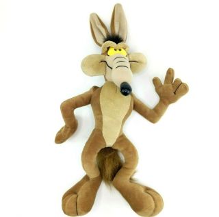 Rare Vintage Looney Tunes 1994 Wile E Coyote 19 " Tall Plush Stuffed Animal Tyco