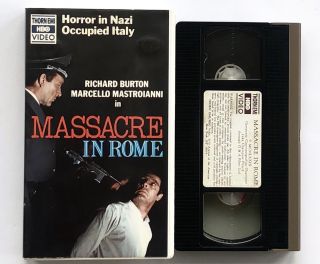 Massacre In Rome (vhs,  1973) Rare Ennio Morricone Death In Rome Robert Katz