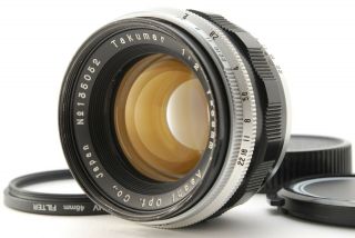 【rare Exc,  】asahi Pentax Takumar 58mm F/2 Lens For M42 Mount From Japan F44