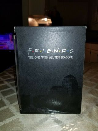 FRIENDS COMPLETE 40 DVD SERIES SEASONS 1 - 10 with Collectible Wood Case RARE 3