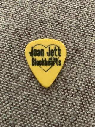 Joan Jett And The Blackhearts Guitar Pick Rare Thrown Dte 8/5/19 Concert W/heart