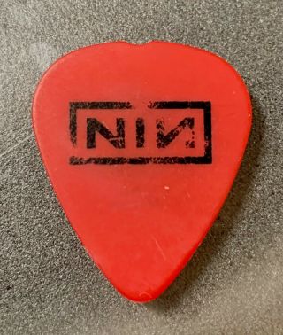 Nine Inch Nails Trent Reznor Stage Guitar Pick 2005 With Teeth Tour Rare