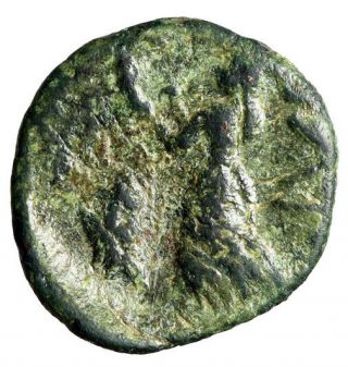 Rare City Troy Coin Circa 2nd Century Bc " Athena Helmeted & Ilias " Ilion Troas