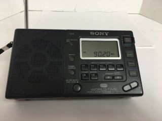 Sony Am/fm World Time World Band Receiver Icf - Sw33.  Japan Made Rare