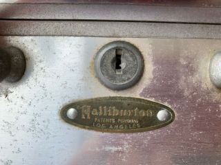 Vintage Halliburton Case (Aluminum Luggage) 30 ' s or early 40 ' s Rare and Cool 7