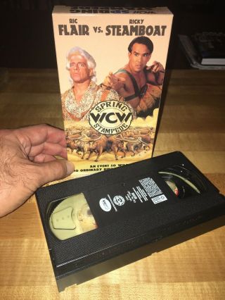Wcw Spring Stampede 1994 Rare Vhs Wwf Wwe Wrestling Ric Flair Ricky Steamboat