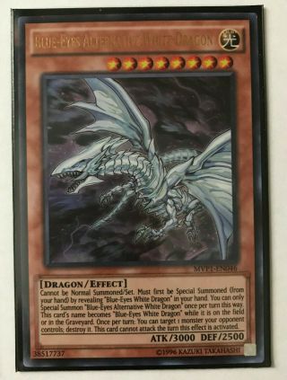 3x Blue - Eyes Alternative White Dragon MVP1 - EN046; Ultra Rare; Yu - Gi - Oh Card 5