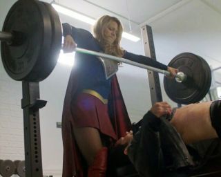 Melissa Benoist Supergirl Rare 8x10 Photo Ypp 12