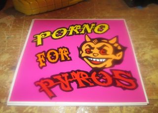 Porno For Pyros Sticker Collectible Rare Vintage 90 