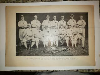 Orleans Pelicans 1910 Huge Team Picture Insert Shoeless Joe Jackson Rare