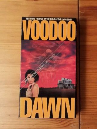 Voodoo Dawn (1990) On Vhs Rare Oop Cult Horror Promo Tape Gina Gershon
